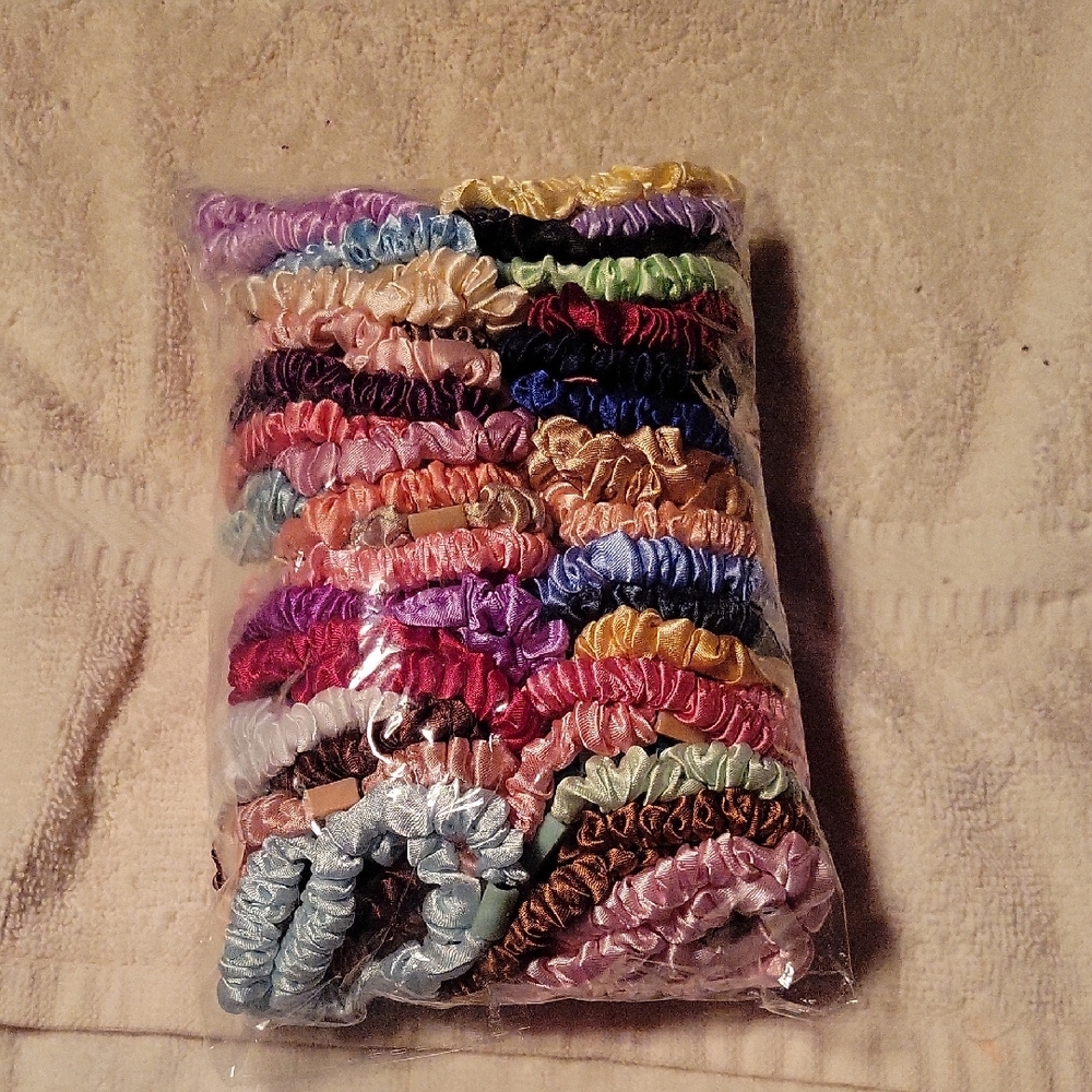 Colorful Hair Scrunchies Set